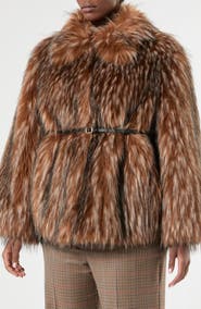 Marina Rinaldi Erosi Faux Fur Short Coat