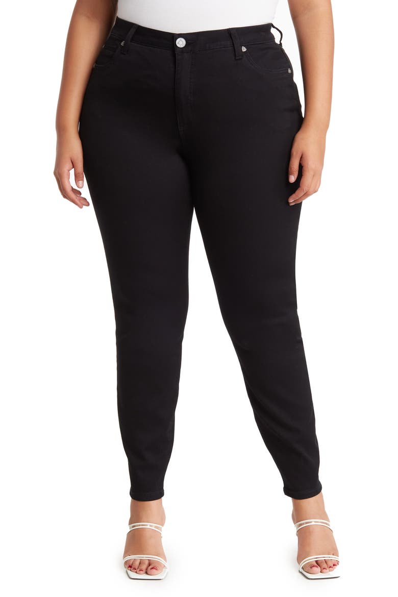 Sienna Skinny Jeans, Main, color, BLACK JM