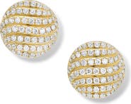 David Yurman Sculpted Cable Pavé Diamond Stud Earrings