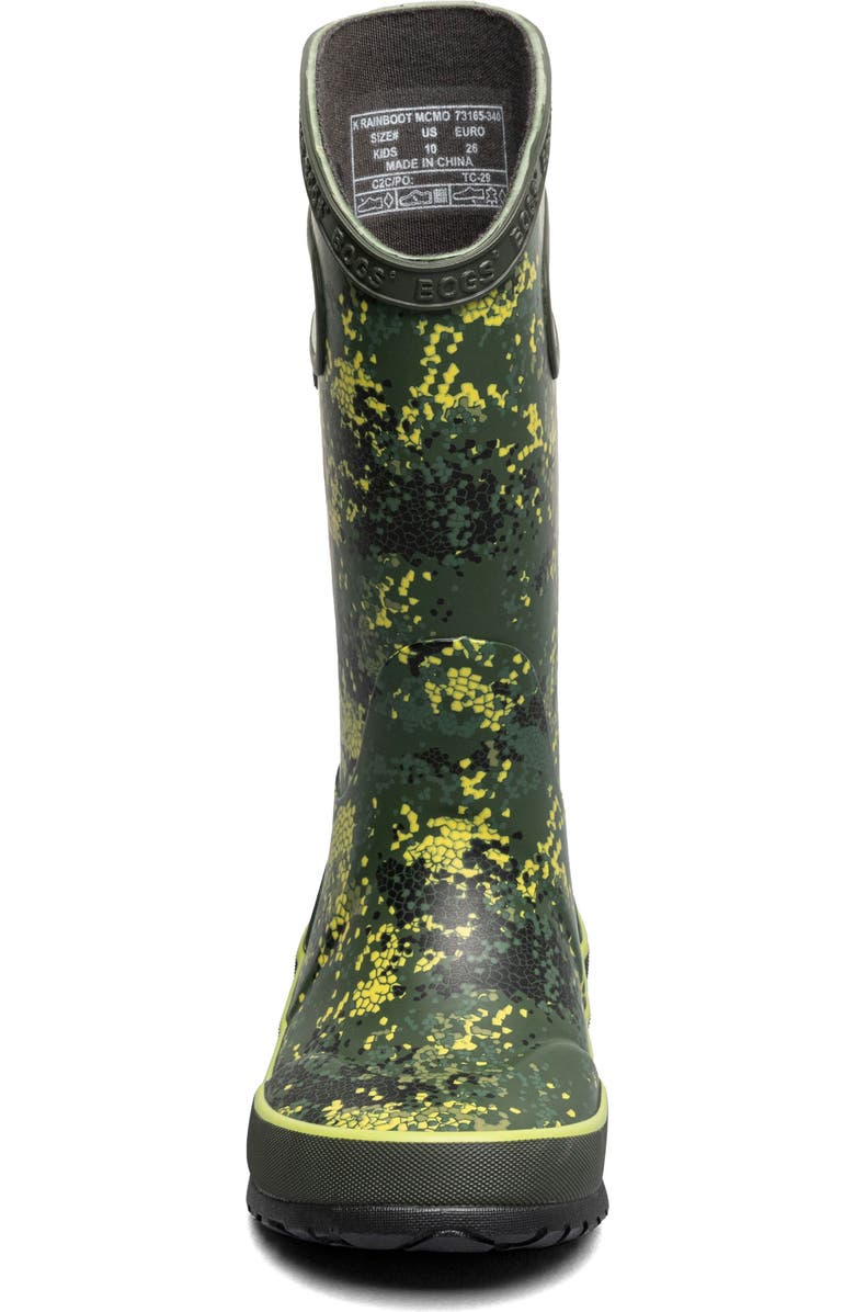 Bogs Microcamo Print Waterproof Rain Boot, Alternate, color,
