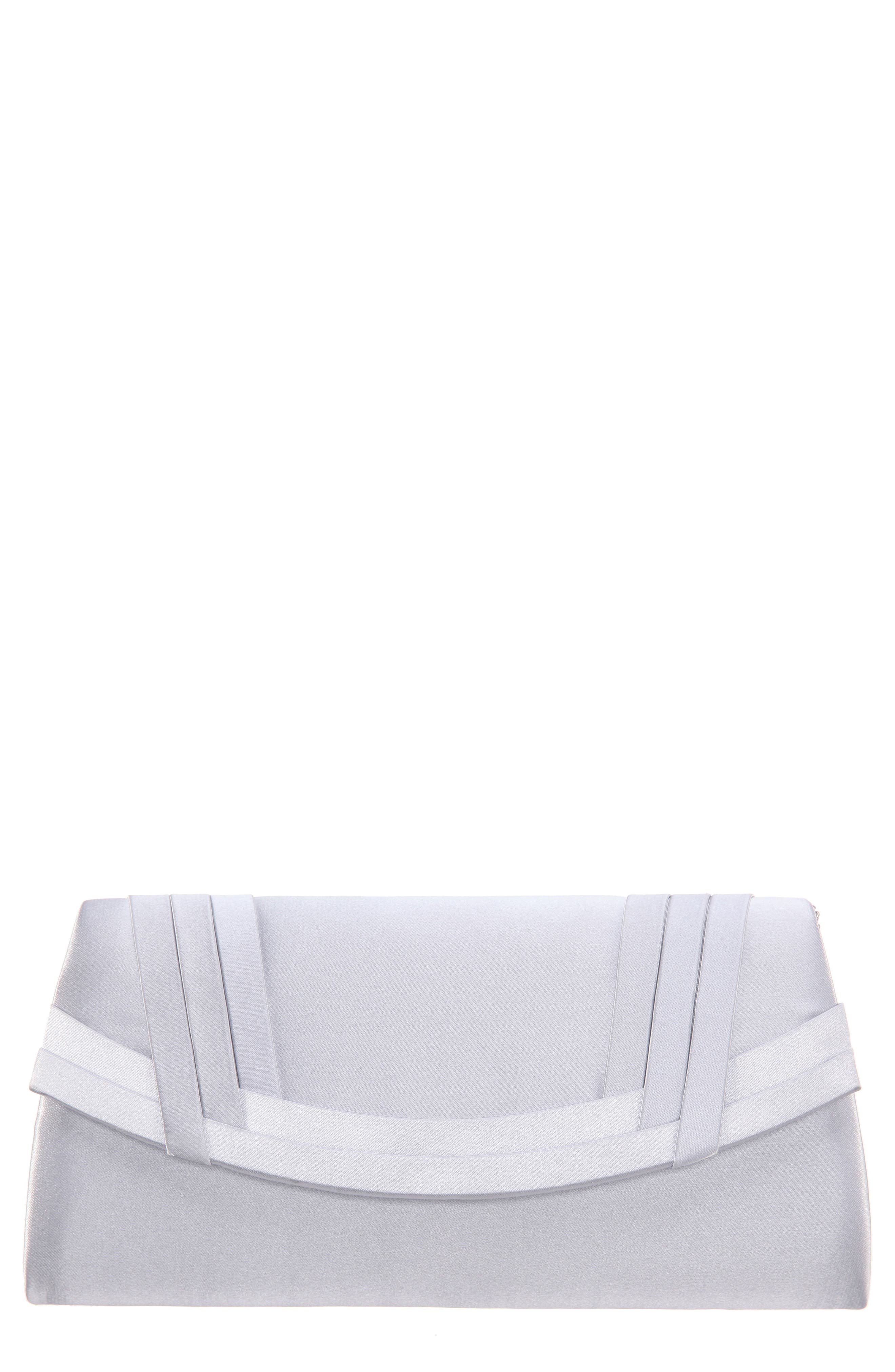 Nina Avis Pleated Classic Clutch, Main, color, 