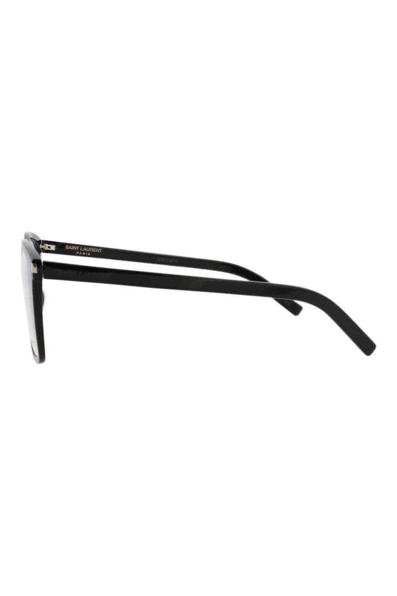 58mm Square Optical Frames, Alternate, color, BLACK BLACK TRANSPARENT