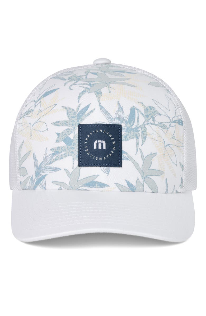 TravisMathew Diamond Club Baseball Cap, Alternate, color, White