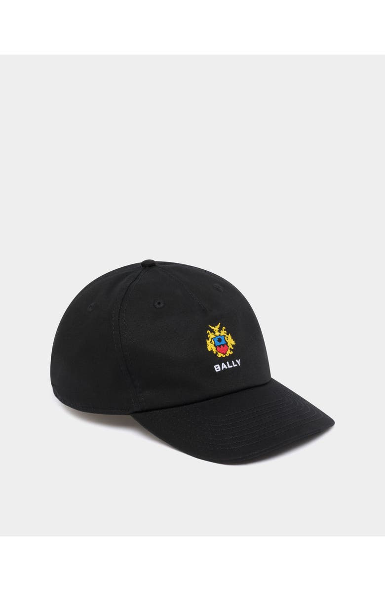 Bally Baseball Hat in Cotton With the Bally Crest, Main, color,