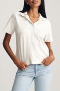 Mavi Jeans Boxy Crop Polo T-Shirt