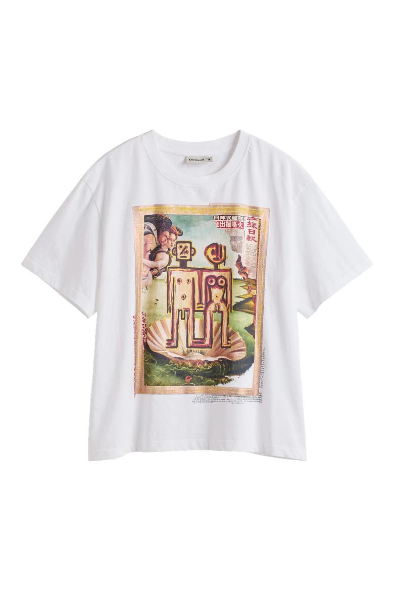 Cotton T-Shirt, Alternate, color, WHITE