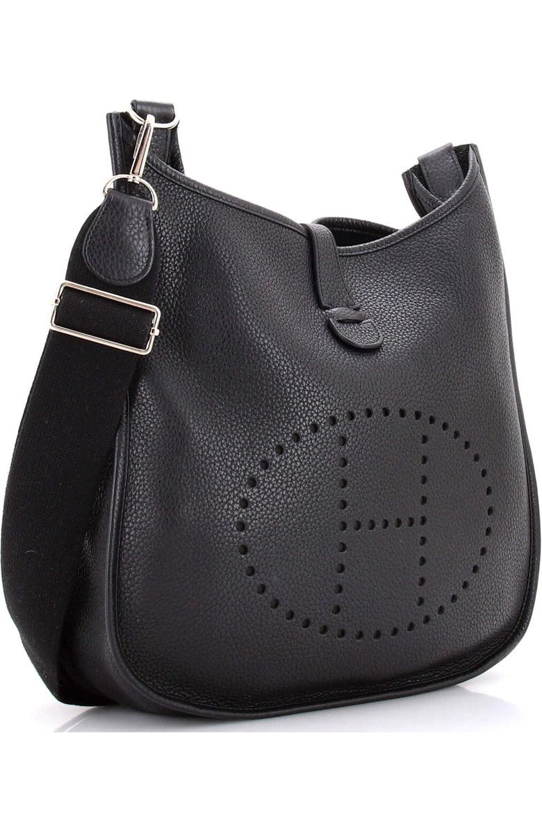 Pre-Owned Hermes Evelyne Bag Gen I Clemence PM, Alternate, color, Noir