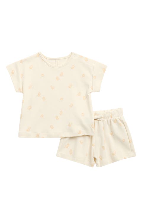 Kids' Frankie Chicks Organic Cotton T-Shirt & Shorts Set (Baby & Toddler)