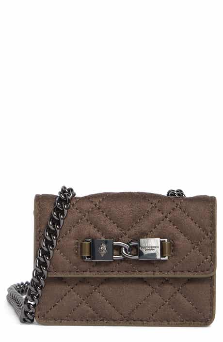 Micro Kingsley Faux Suede Crossbody Bag