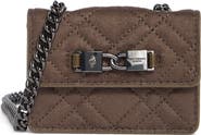 Kurt Geiger London Micro Kingsley Faux Suede Crossbody Bag