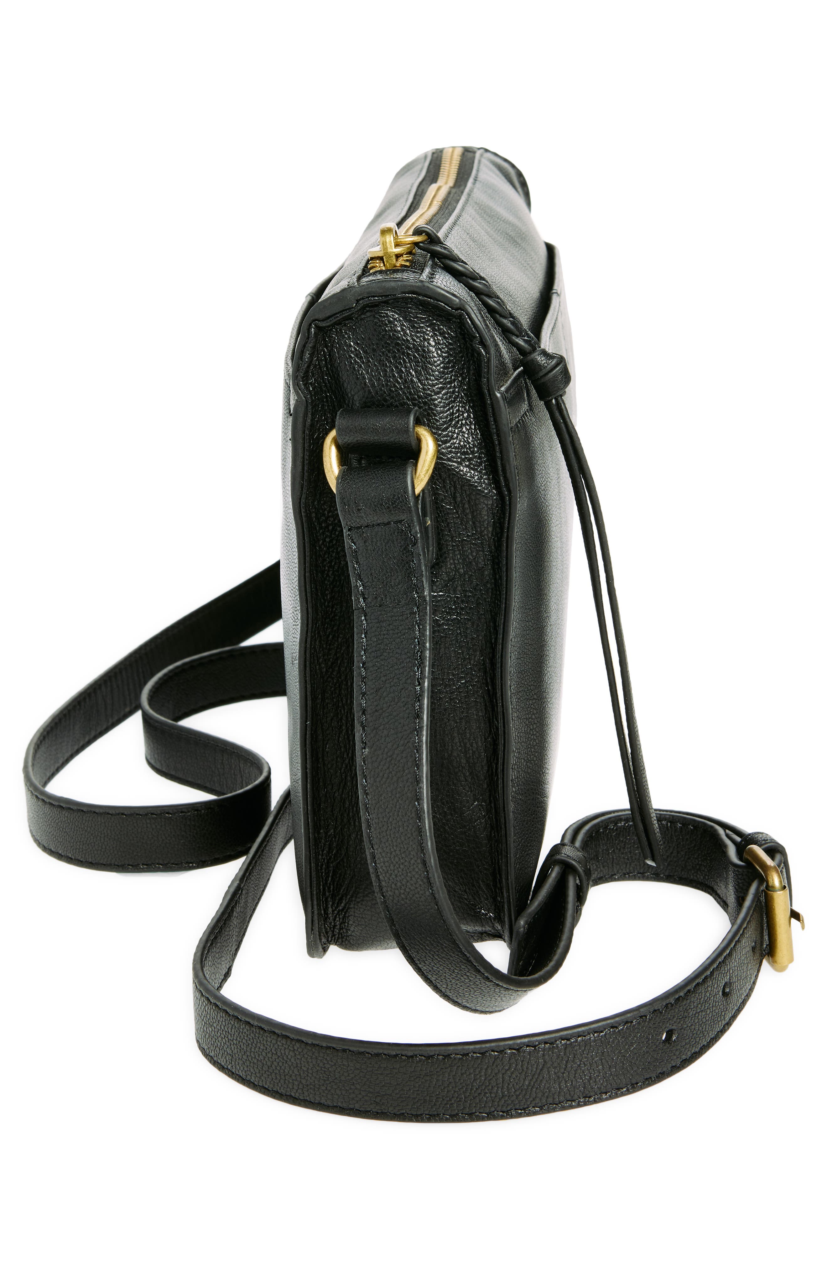 Lucky Brand Kaye Leather Crossbody Bag, Alternate, color, 