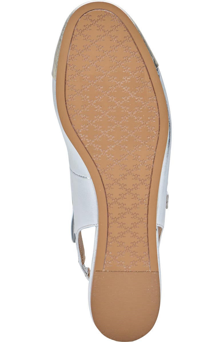 Johnston & Murphy Claire Mary Jane Slingback Flat, Alternate, color, Metallic Sheepskin