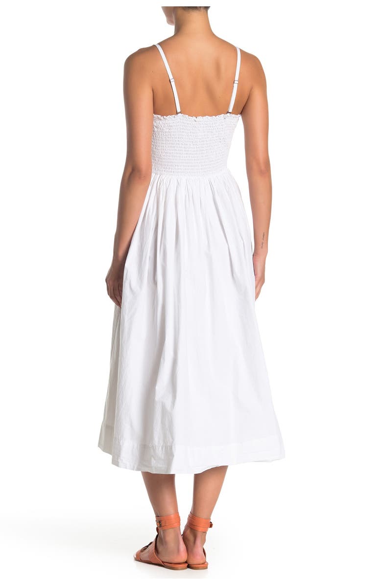 Free People Lilah Strapless Midi Dress, Alternate, color,