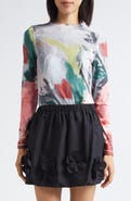 Stine Goya Floral Print Jersey Top