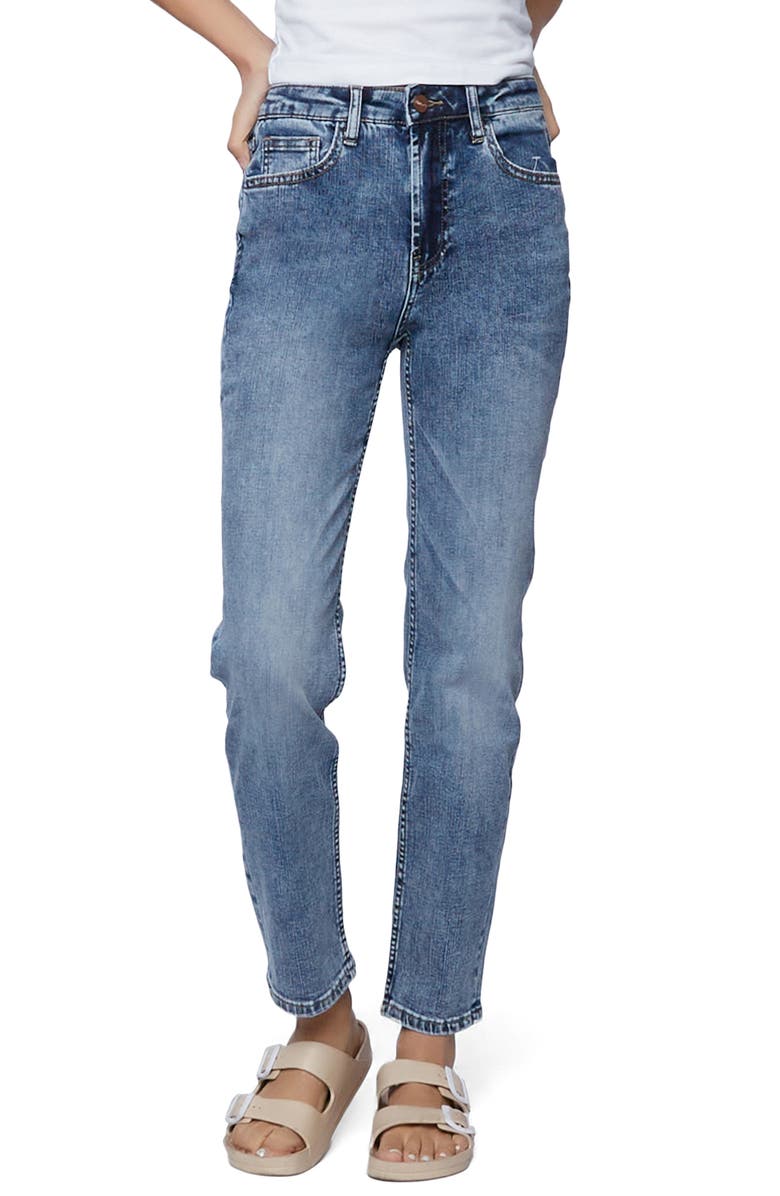 HINT OF BLU High Waist Straight Leg Jeans, Main, color,