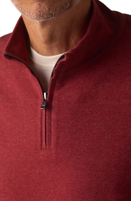 The Normal Brand Puremeso Weekend Quarter Zip Top In Brown