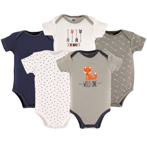 Multipack of 5 Comfortable Cotton Bodysuits (Baby)