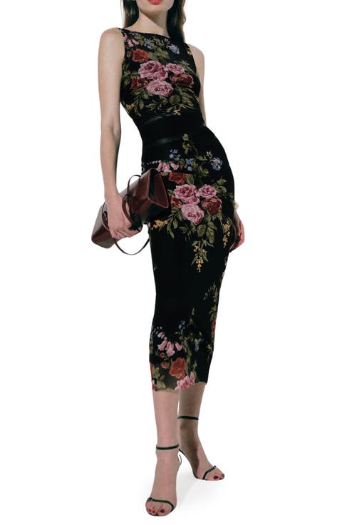 Benson Floral Mesh Dress