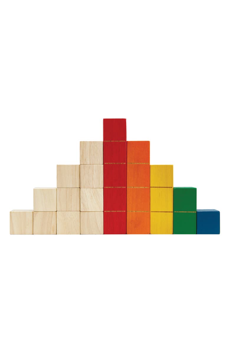 PlanToys<sup>®</sup> Color Counting Block Playset, Alternate, color, Assorted