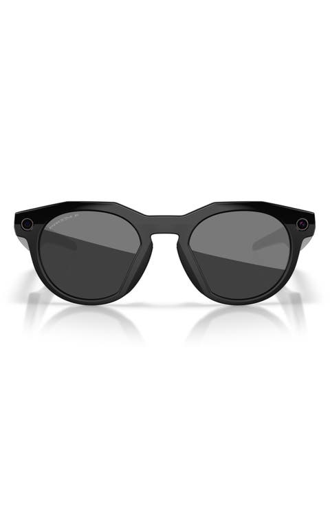 Gender Inclusive HSTN 51mm Polarized Round Sunglasses