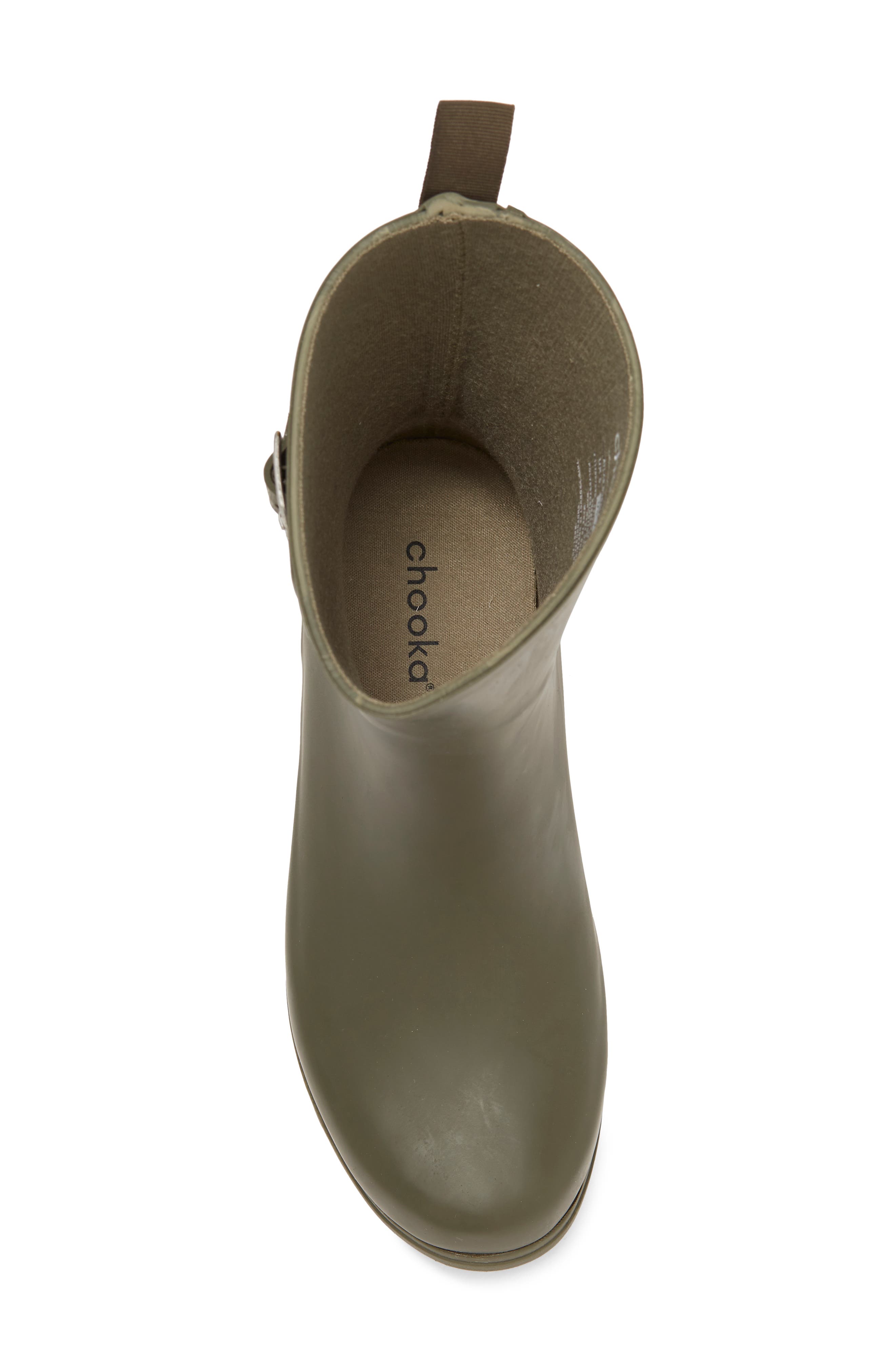 Atlas Buckle Lug Waterproof Rain Boot, Alternate, color, OLIVE
