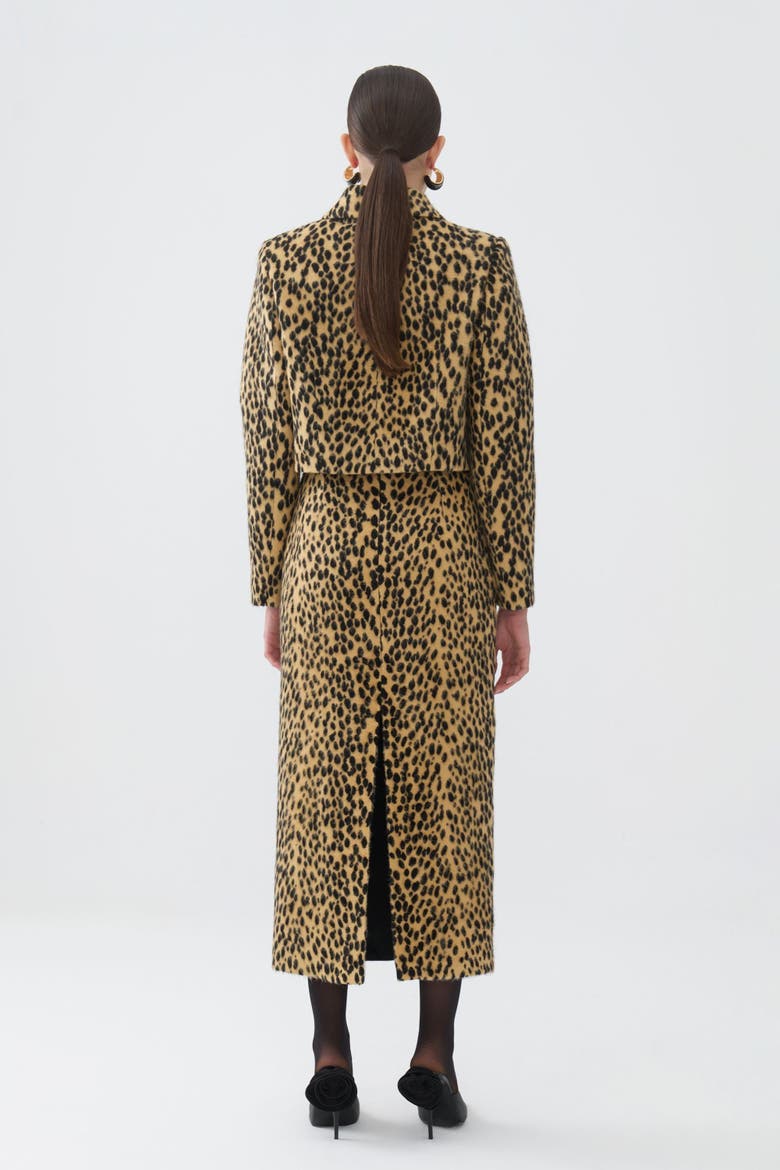 Leopard Print Crop Jacket, Alternate, color, Multi-Colored