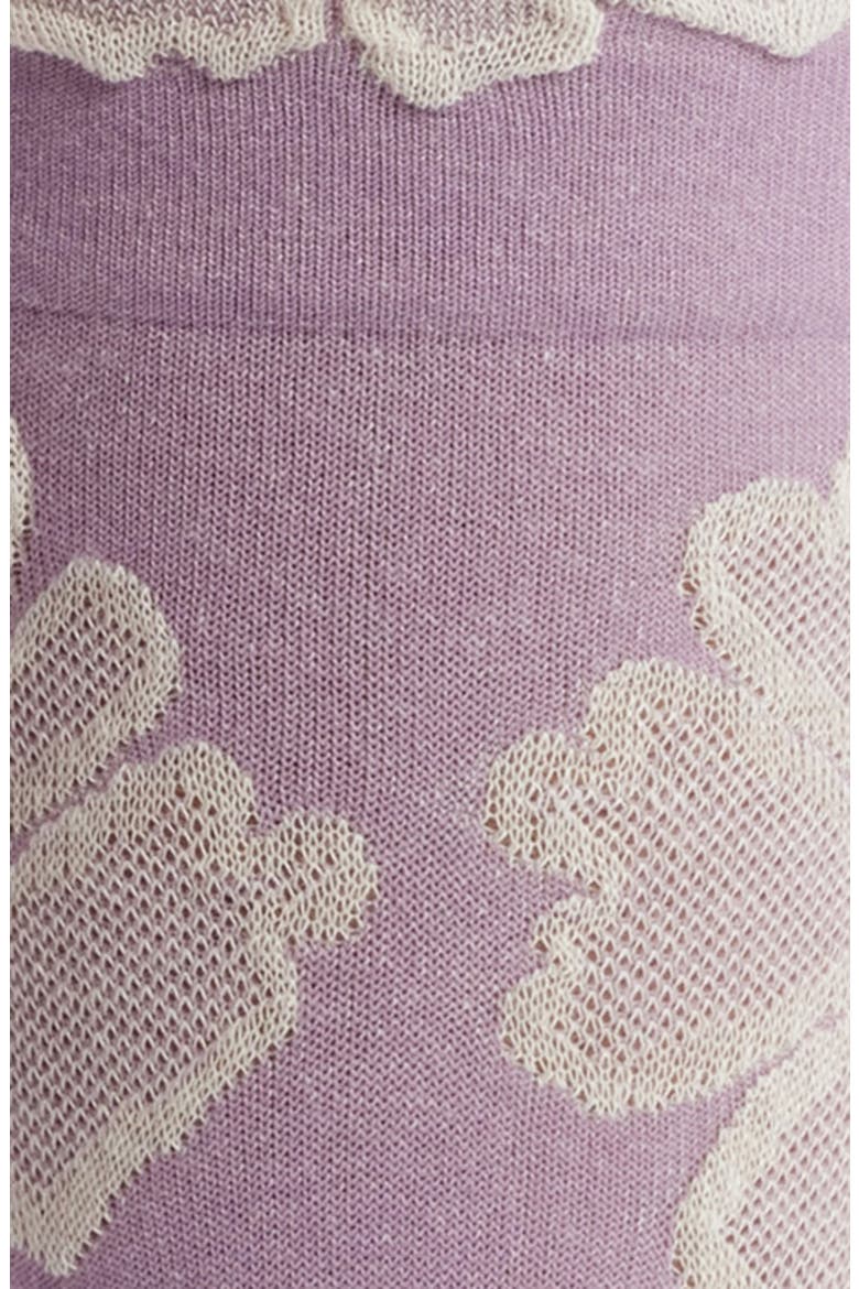 Dallas Crew Socks, Alternate, color, VIOLET DAISY