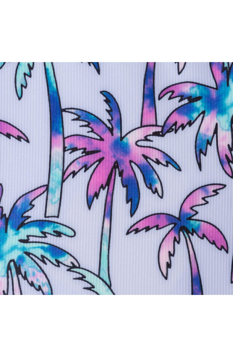 Andy & Evan Kids' Palm Tree Rib Two-Piece Swimsuit, Alternate, color, 