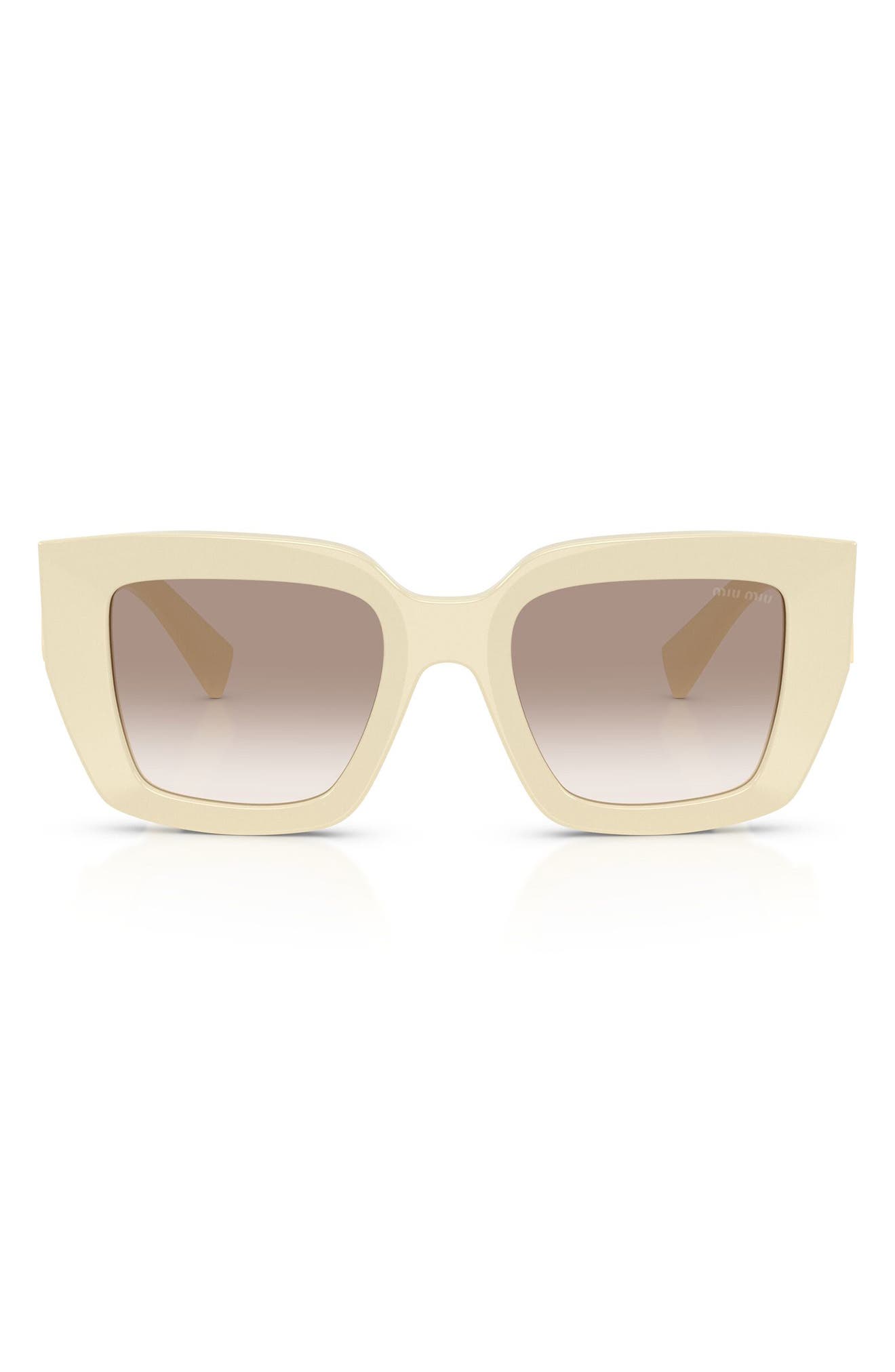 selected MILK / CLEAR GRADIENT BROWN