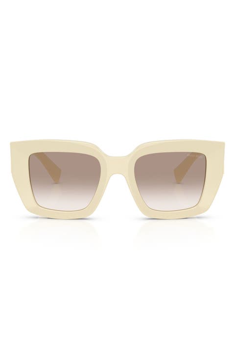 51mm Square Gradient Sunglasses