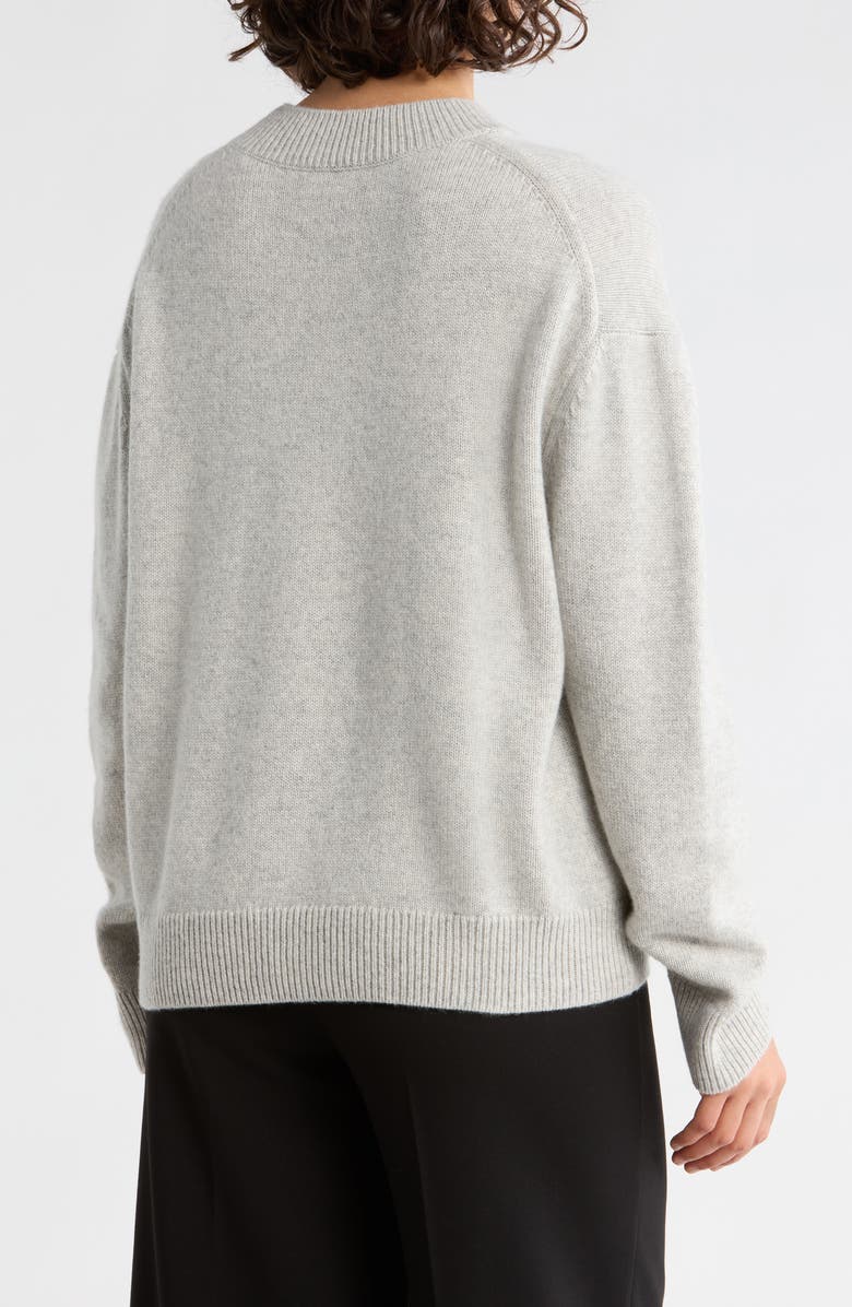 TWP Cashmere Crewneck Sweater, Alternate, color, Heather Grey