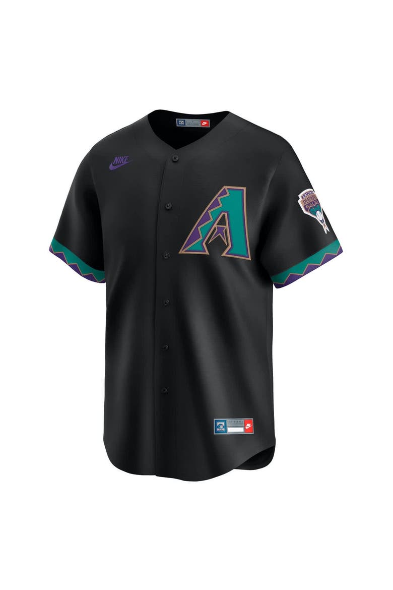 Men's Nike Randy Johnson Black Arizona Diamondbacks Throwback Cooperstown Collection Limited Jersey, Alternate, color, Black