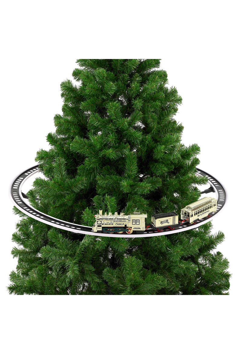 Animated Train Around the Tree - Gold, Main, color, Gold