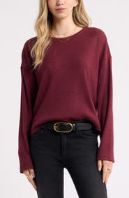 Treasure & Bond Waffle Knit Top