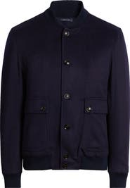 Zanella Silk & Cashmere Bomber Jacket