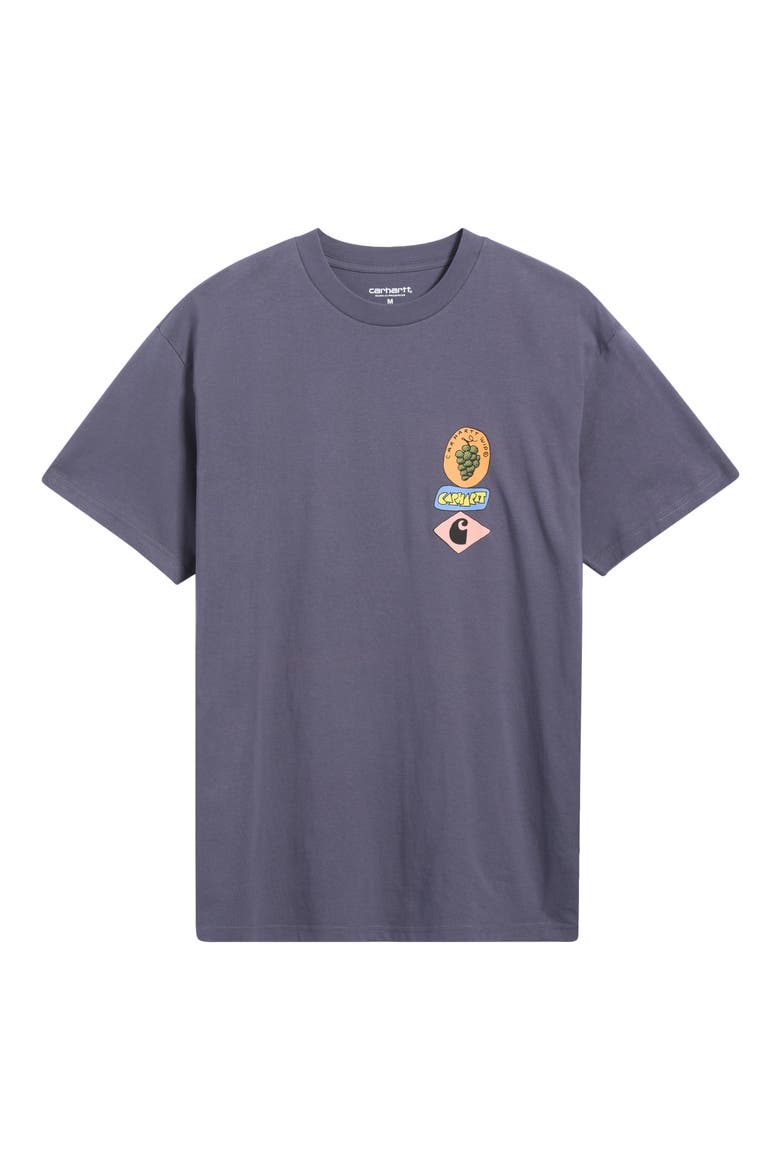 Stacked Grapes Organic Cotton Graphic T-Shirt, Main, color, SHADY PURPLE