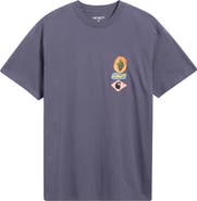 Carhartt Work In Progress Stacked Grapes Organic Cotton Graphic T-Shirt