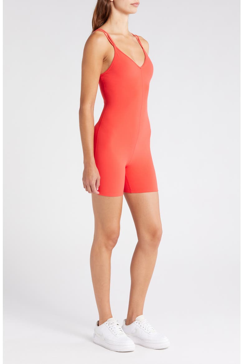 Alosoft Sun's Out Romper, Alternate, color, RED HOT SUMMER