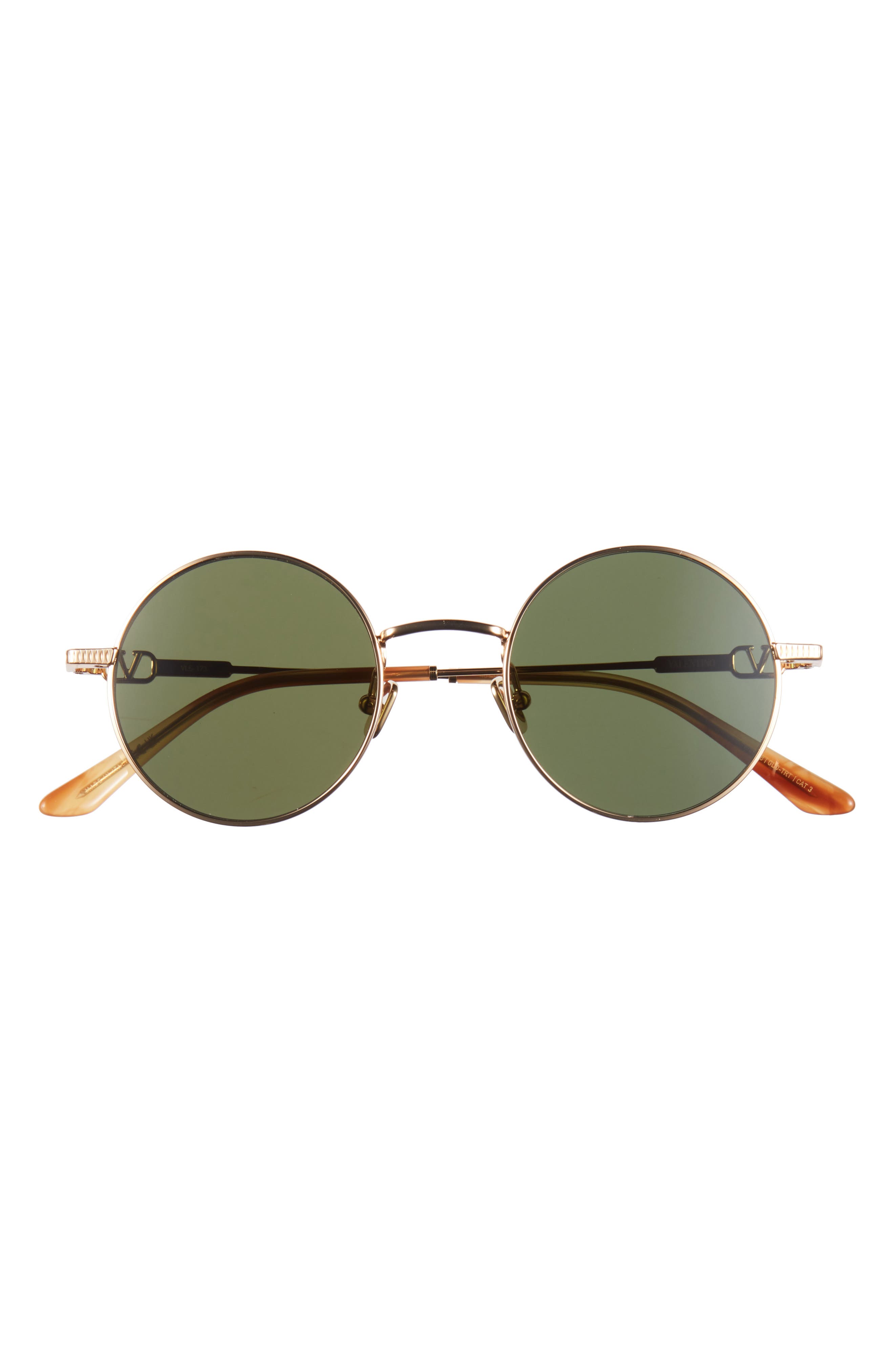 Valentino 54mm Round Sunglasses