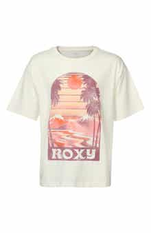 Roxy Kids' Golden Hour Oversize Graphic T-Shirt