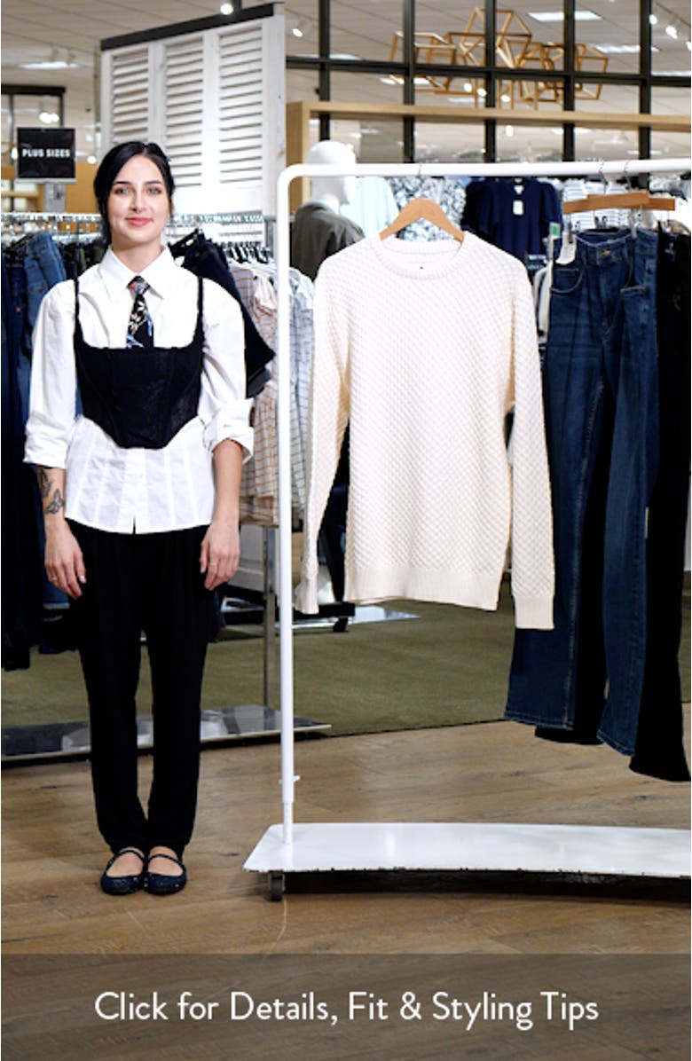 Cotton Piqué Sweater, sales video thumbnail