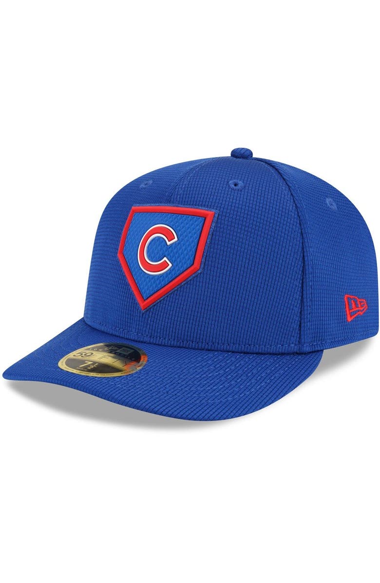 New Era Men's New Era Royal Chicago Cubs 2022 Clubhouse Low Profile 59FIFTY Fitted Hat, Main, color, 