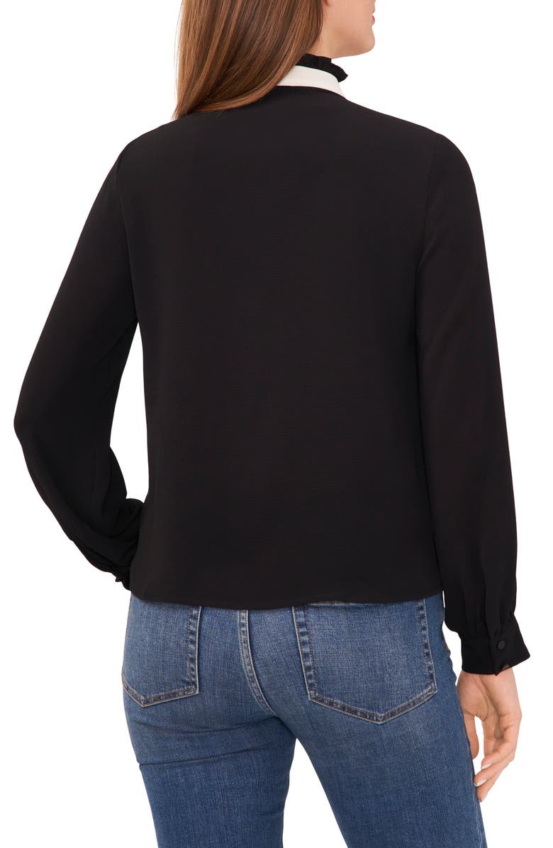 CeCe Ruffle Long Sleeve Blouse, Alternate, color, 