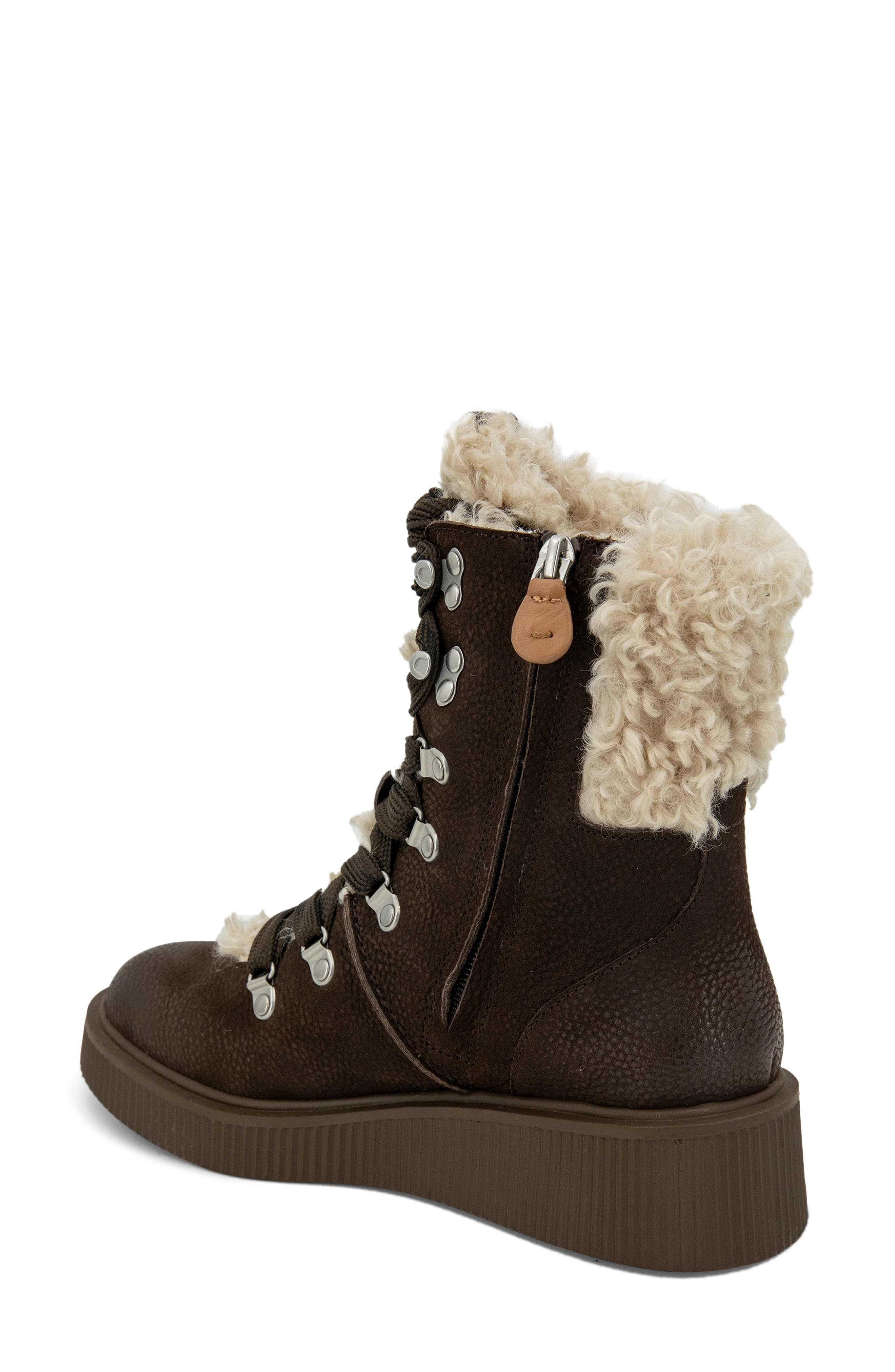 Gentle Souls Behann Faux Shearling Alpine Boot, Alternate, color, 