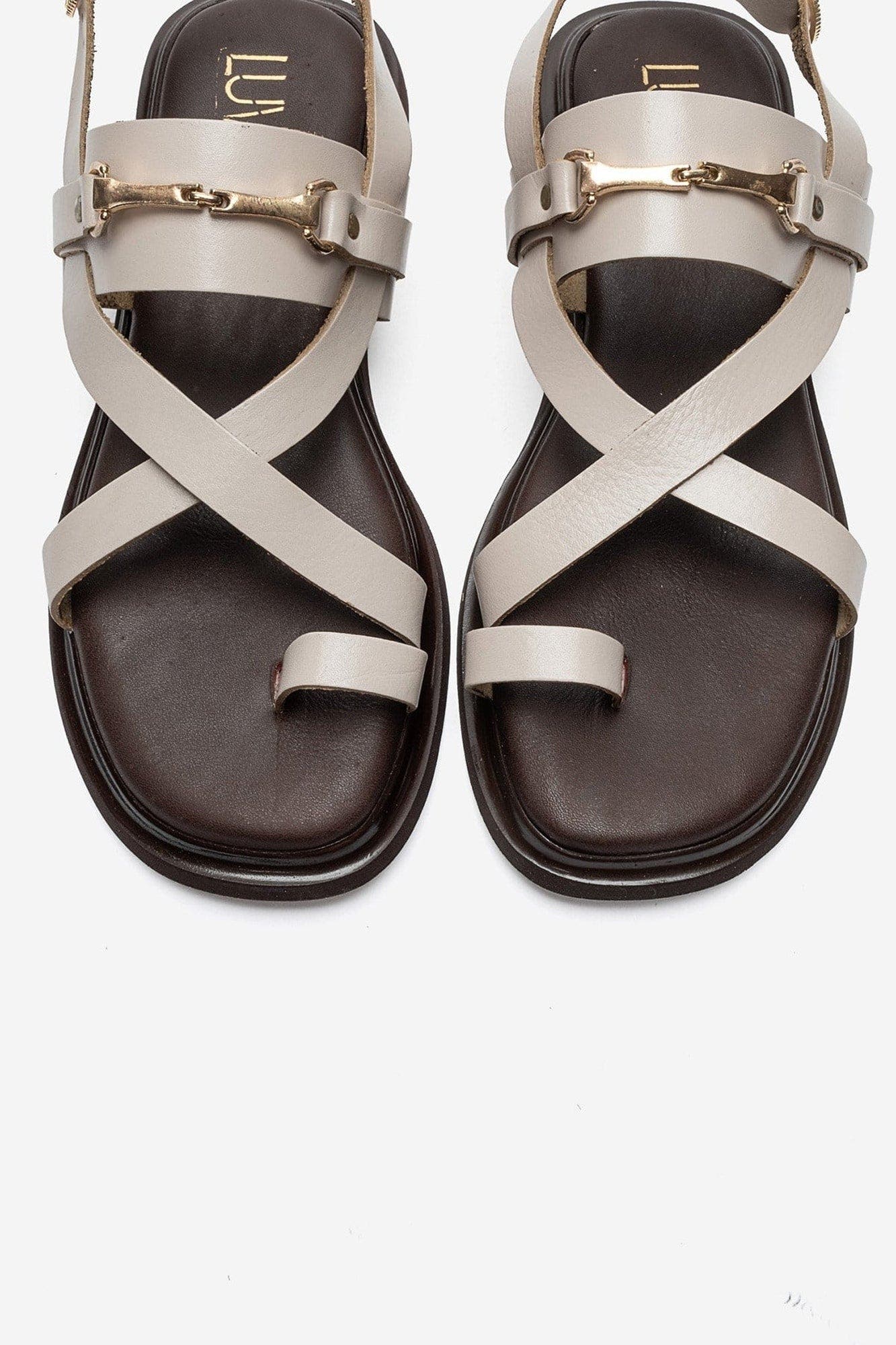 Fabiana Leather Thong Sandal, Alternate, color, Cream