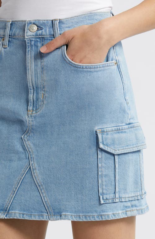 Rails Laurel Denim Cargo Mini Skirt In Crystal Blue