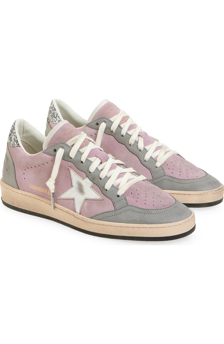 Golden Goose Ball Star Low Top Sneaker, Main, color, Lilac/ Grey