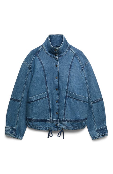 Denim Bomber Jacket
