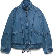 PER UNA BY M&S Denim Bomber Jacket