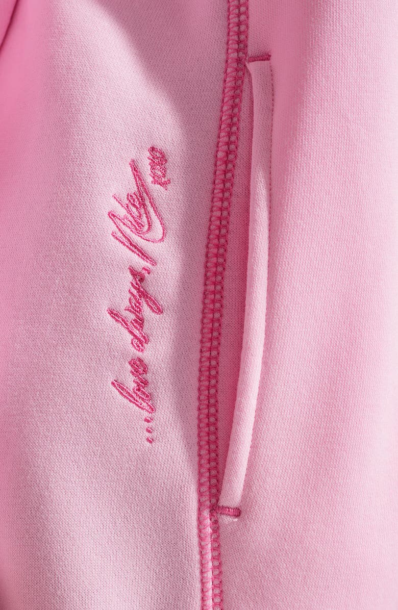 Nike Kids' Club Fleece Hoodie, Alternate, color, Pink Foam